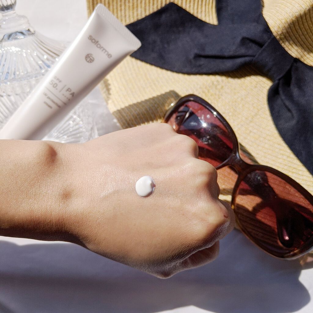 美白UVクリーム/soforme/日焼け止めクリームを使ったクチコミ（2枚目）