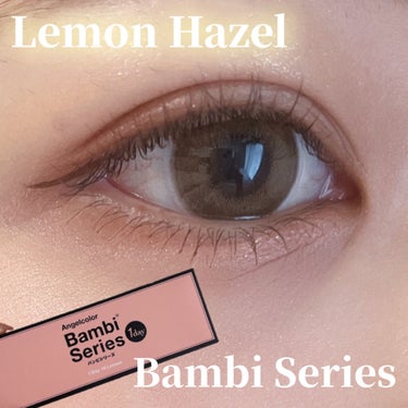 Angelcolor Bambi Series 1day  レモンヘーゼル/AngelColor/ワンデー（１DAY）カラコンを使ったクチコミ（1枚目）