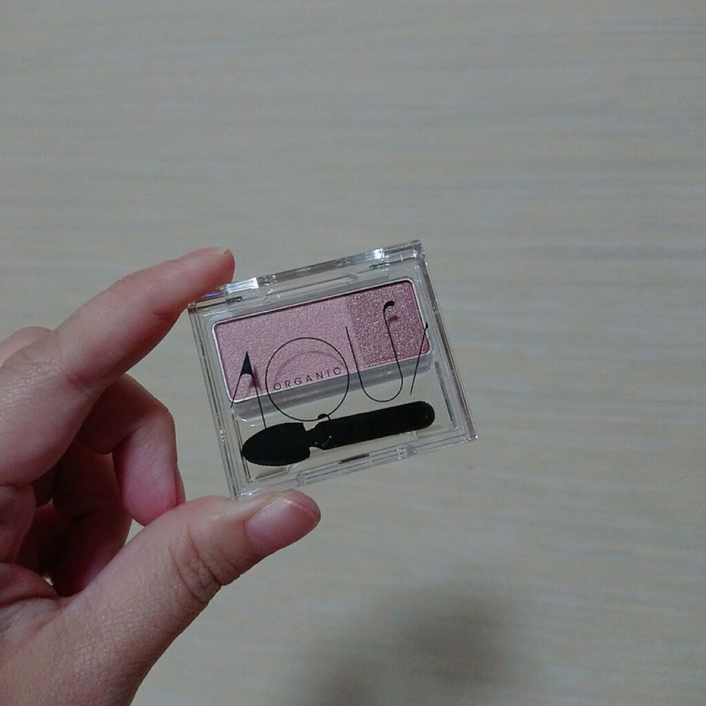 オーガニックデュオシャドー/アクア・アクア/アイシャドウパレットを使ったクチコミ（2枚目）
