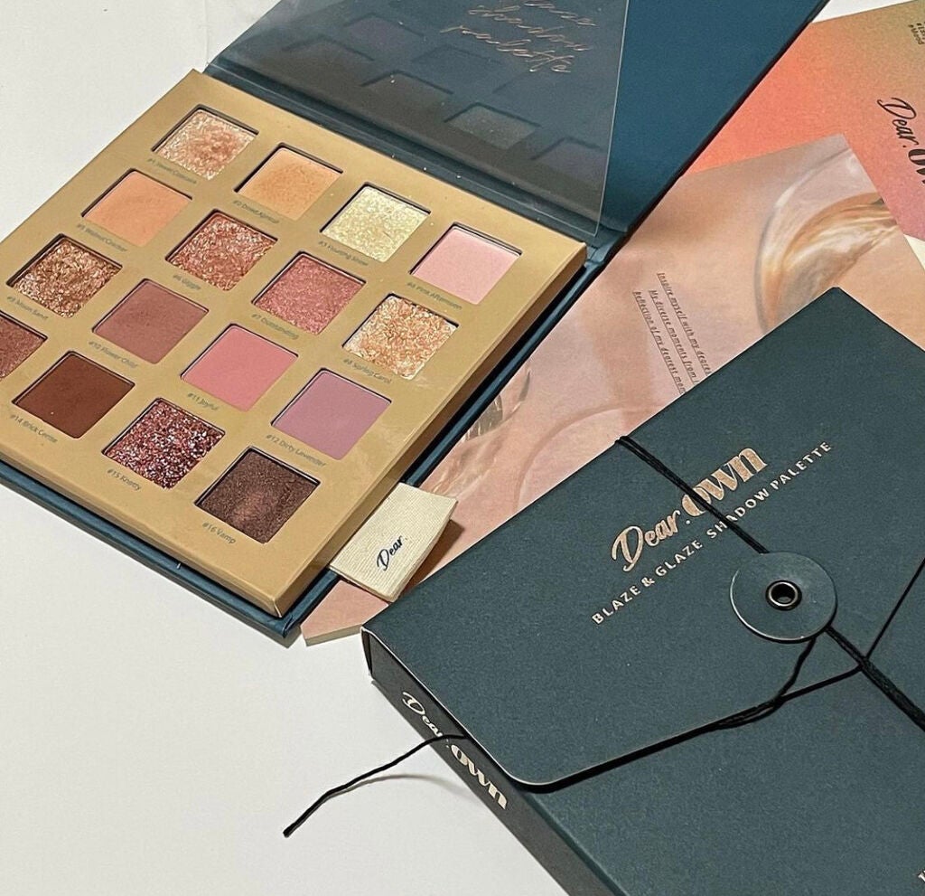 Blaze & Glaze Shadow Palette/Dear.own/アイシャドウパレットを使ったクチコミ(2枚目)