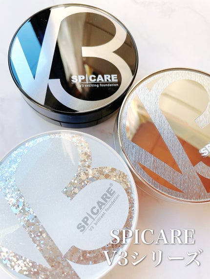 V3シャイニングファンデーション/SPICARE/クッションファンデーションを使ったクチコミ(7枚目)