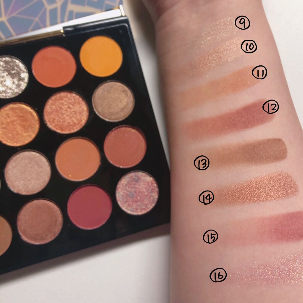 大英博物館 エジプトシリーズ アイシャドウパレット/ZEESEA/アイシャドウパレットを使ったクチコミ(4枚目)