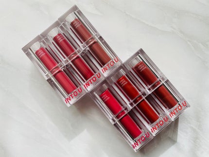 フェザーマットリップスティック/INTO U/口紅を使ったクチコミ(1枚目)