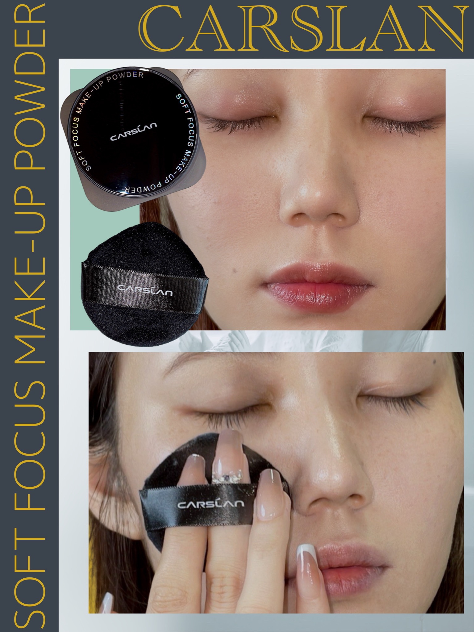 ソフトフォーカスメイクアップパウダー /CARSLAN/ルースパウダーを使ったクチコミ（1枚目）