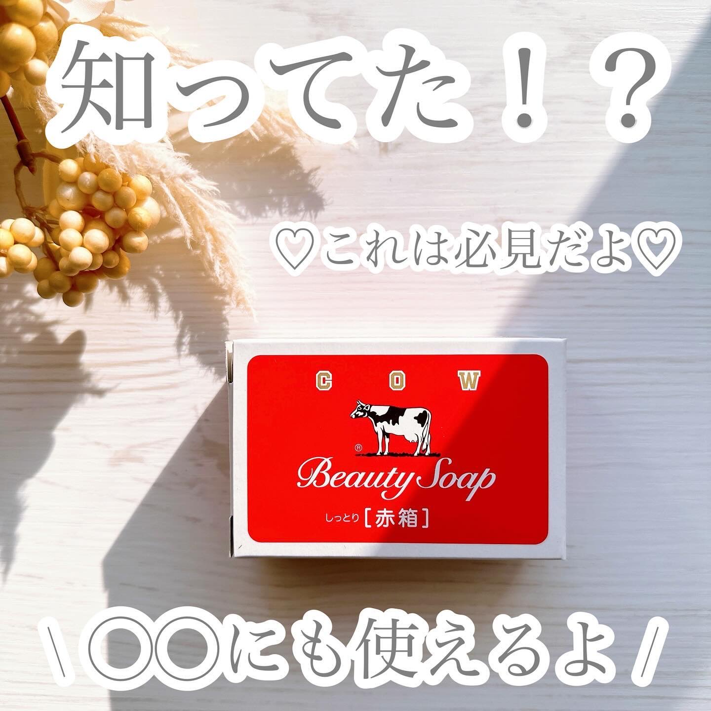 赤箱 (しっとり)/カウブランド/洗顔石鹸を使ったクチコミ（1枚目）