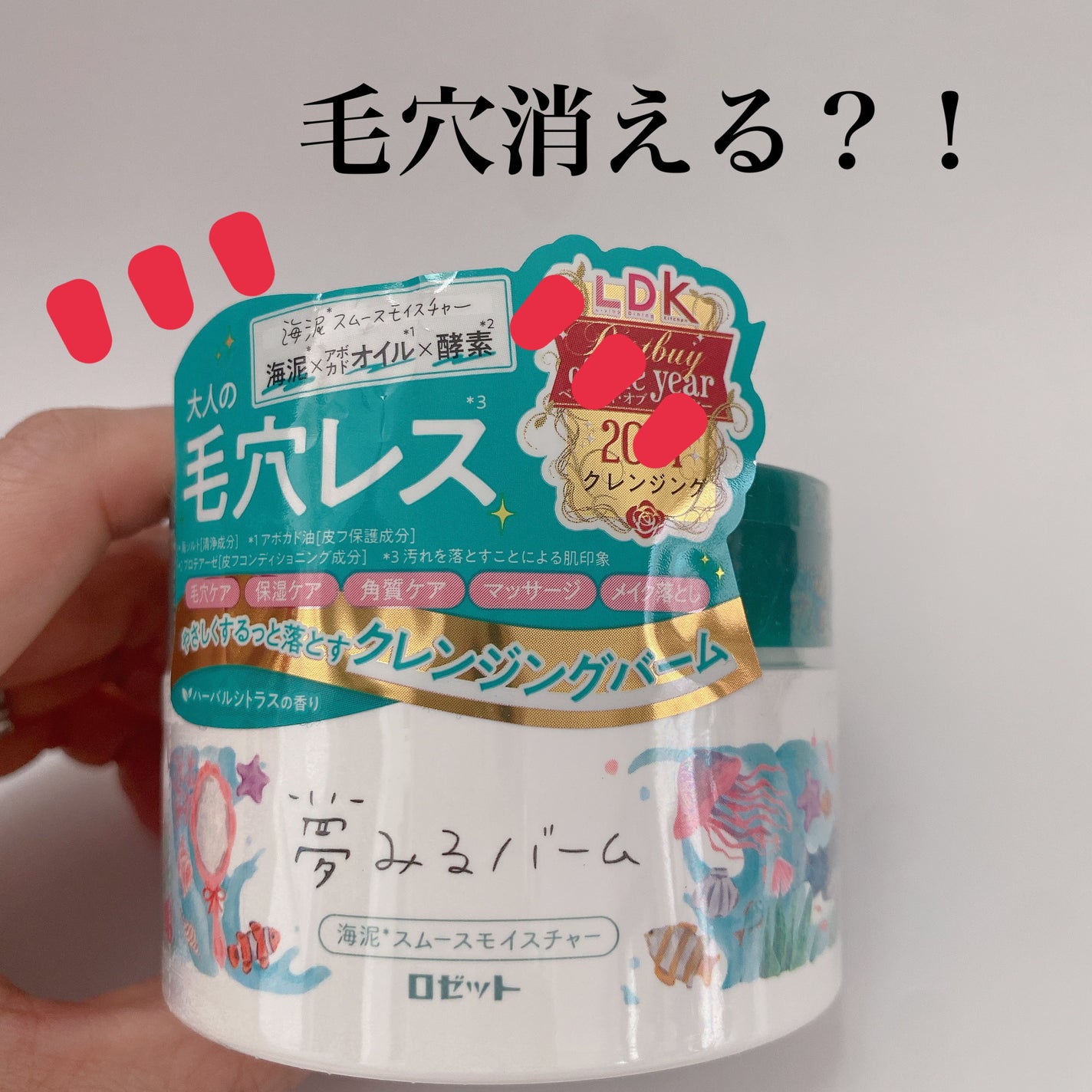 夢みるバーム 海泥スムースモイスチャー/ロゼット/クレンジングバームを使ったクチコミ(2枚目)