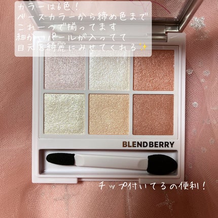 オーラクリエイション/BLEND BERRY/アイシャドウパレットを使ったクチコミ(6枚目)