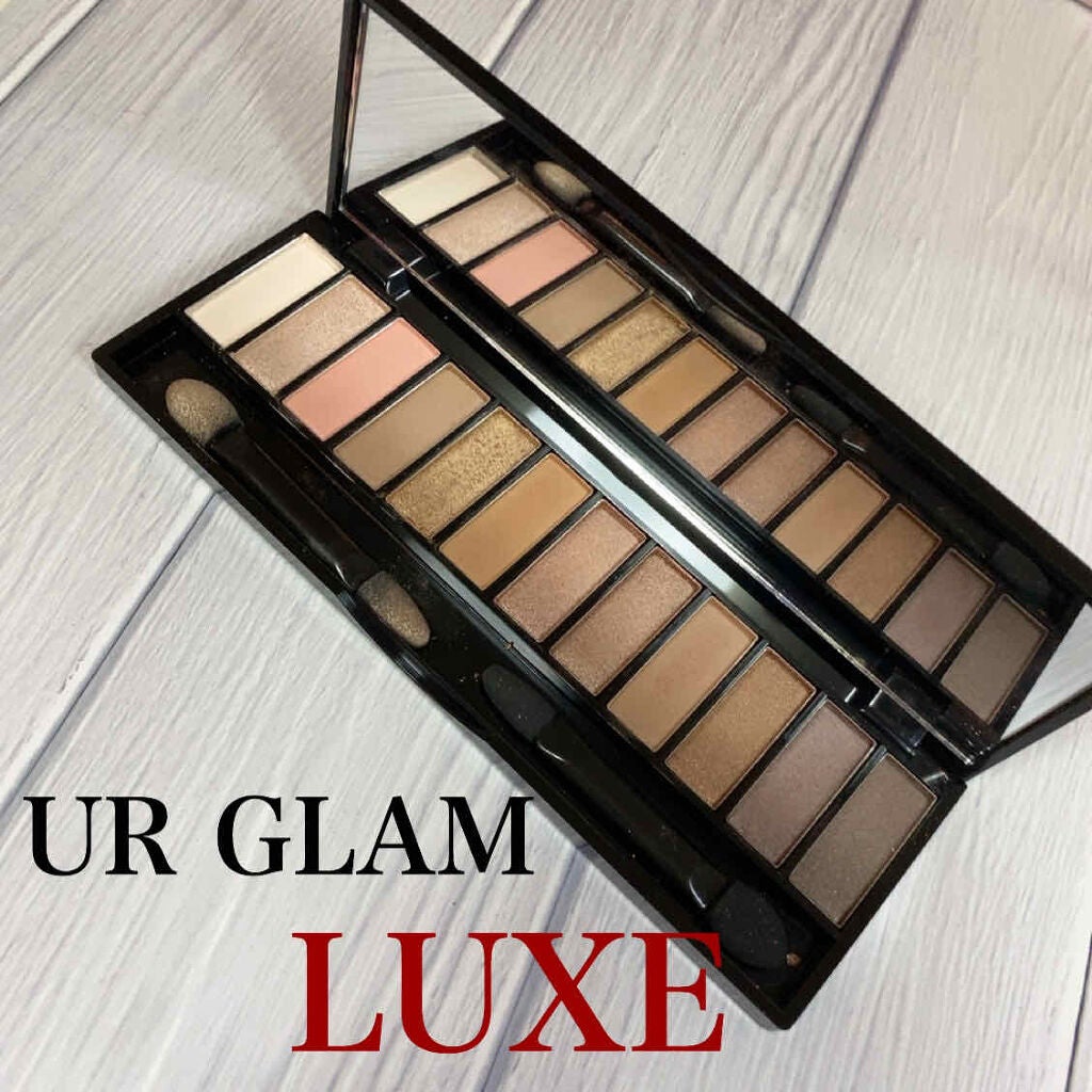 UR GLAM LUXE 12 COLORS EYESHADOW PALLET/U R GLAM/アイシャドウパレットを使ったクチコミ(1枚目)