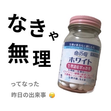 命の母ホワイト(医薬品)/命の母/その他を使ったクチコミ（1枚目）