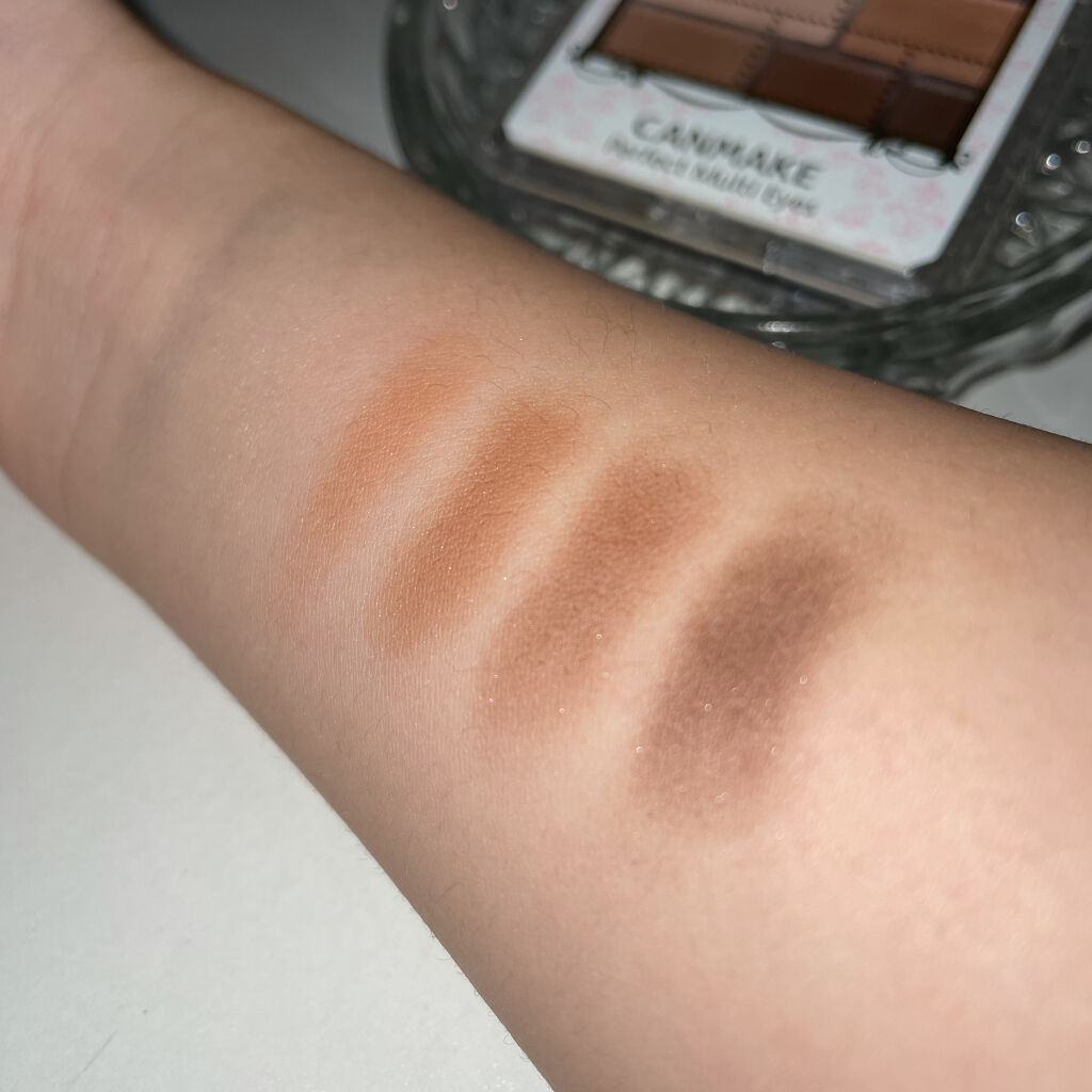 パーフェクトマルチアイズ/キャンメイク/アイシャドウパレットを使ったクチコミ（2枚目）