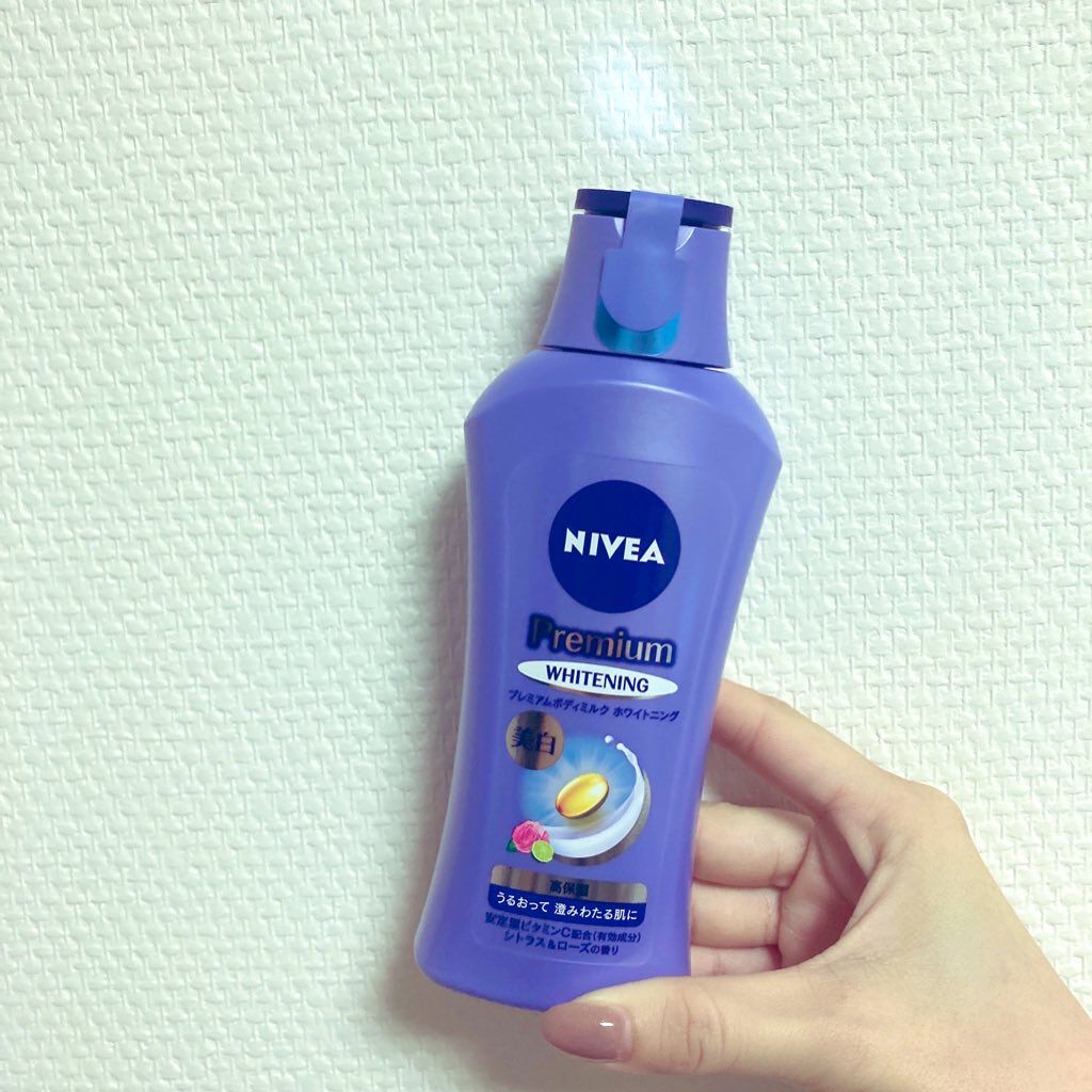 プレミアムボディミルク ホワイトニング【医薬部外品】		/ニベア/ボディミルクを使ったクチコミ（1枚目）