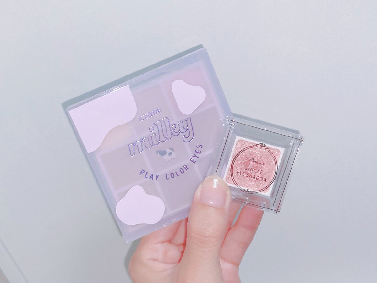 プレイカラーアイズ ≪ミルキーコレクション≫/ETUDE/アイシャドウパレットを使ったクチコミ（1枚目）