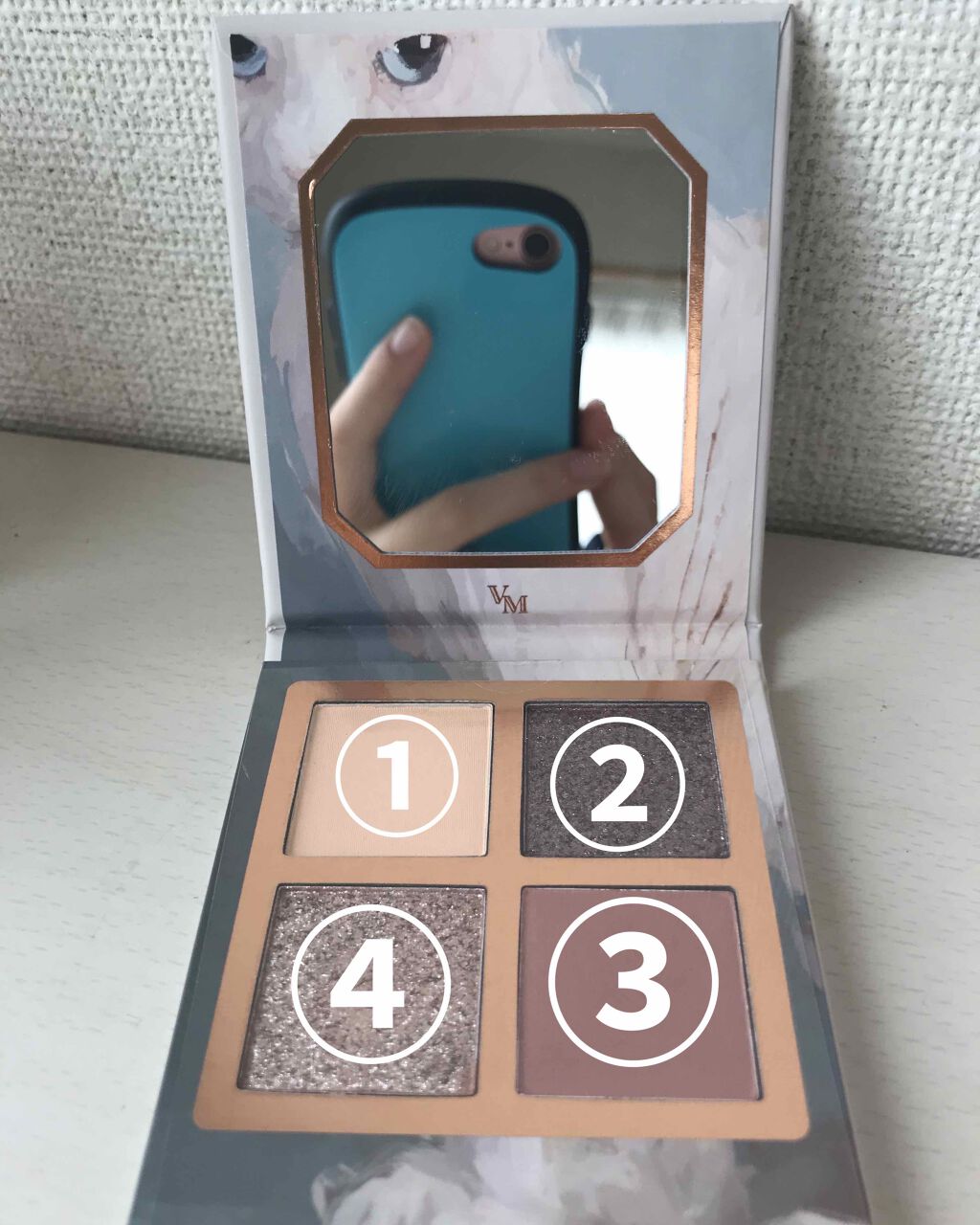 Venus Marble アイシャドウキャットシリーズ/Venus Marble/アイシャドウパレットを使ったクチコミ（3枚目）