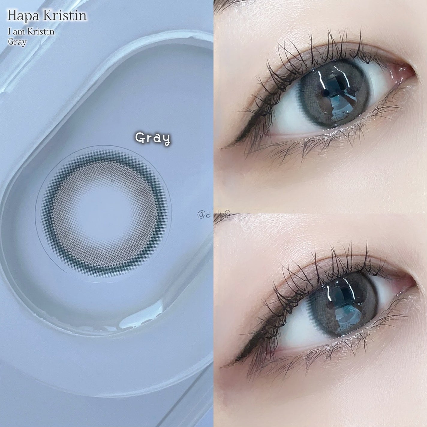 I am Kristin/Hapa kristin/1ヶ月(1MONTH)カラコンを使ったクチコミ(4枚目)