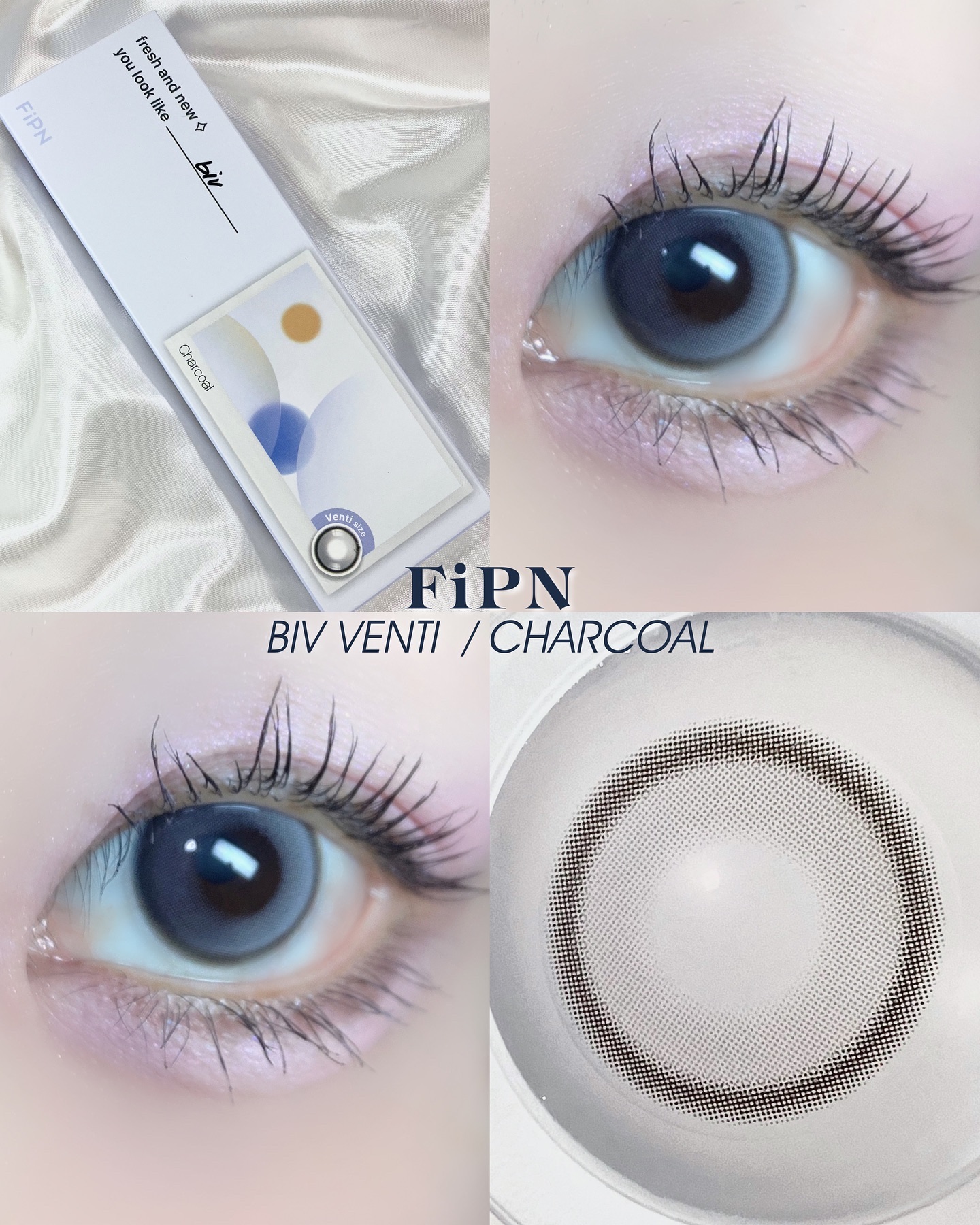 BIV VENTI/myfipn/ワンデー（１DAY）カラコンを使ったクチコミ（1枚目）