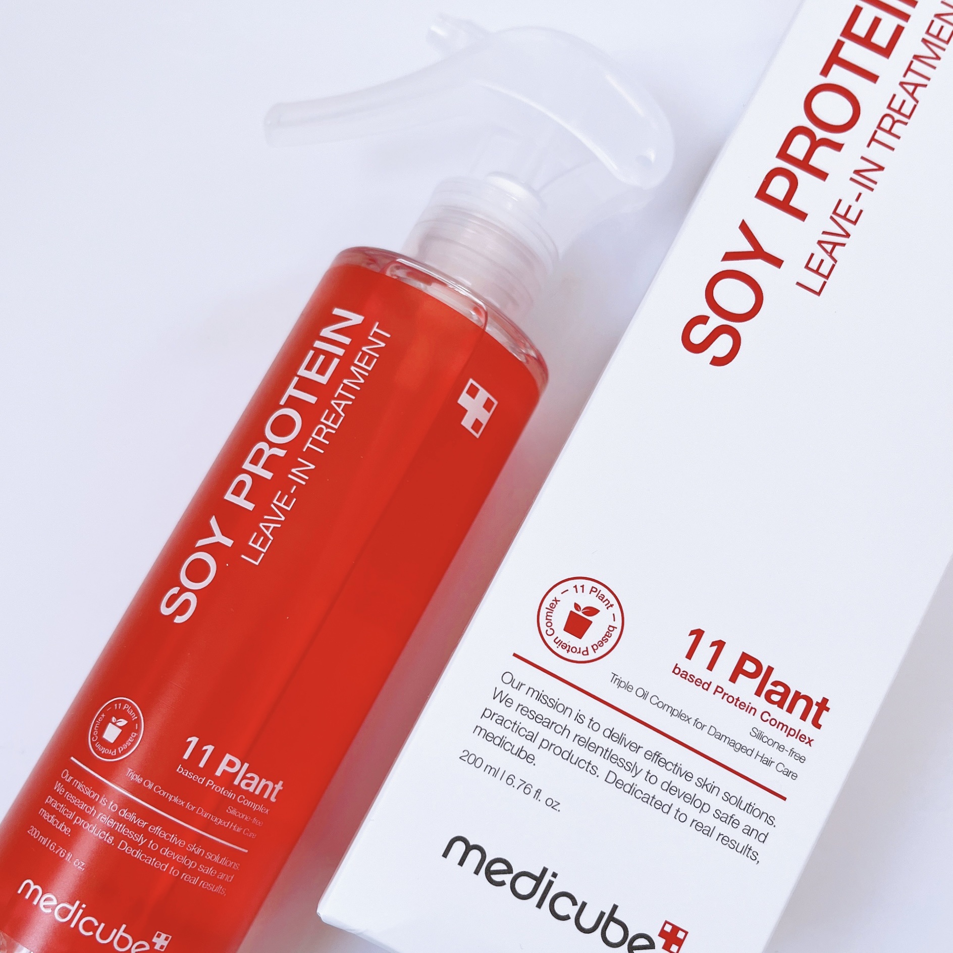 medicube
ノーウォッシュトリートメント

髪にタンパク質を届けて集中ケアする
ミスト状の洗い流さないトリートメント🫧

お風呂上がりのタオルドライの後に吹きかけてドライヤーすると、ハリとコシのあるさらツヤ髪になってびっくり！
つる