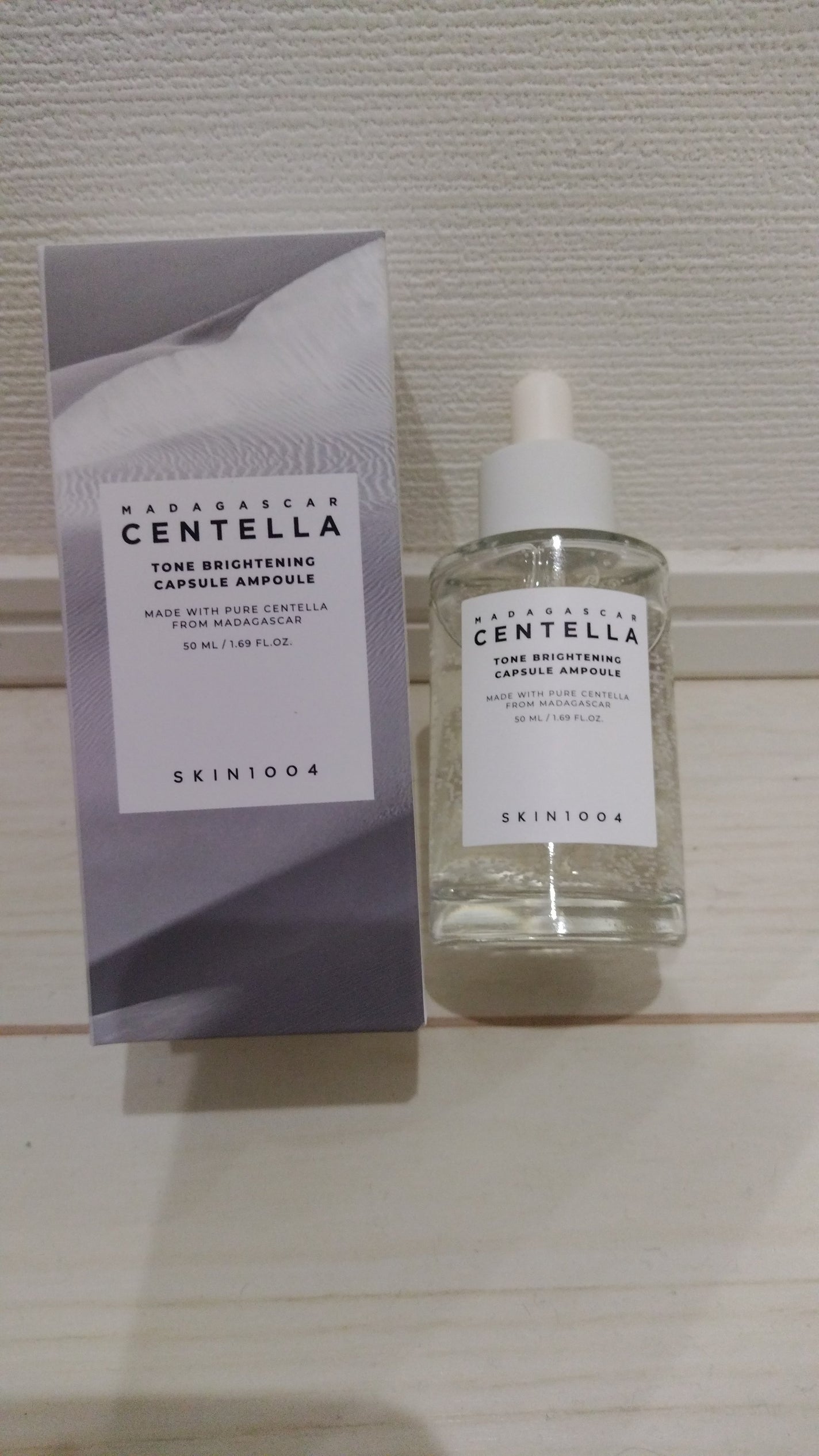 トーンブライトニング カプセルアンプル/SKIN1004/美容液を使ったクチコミ(2枚目)
