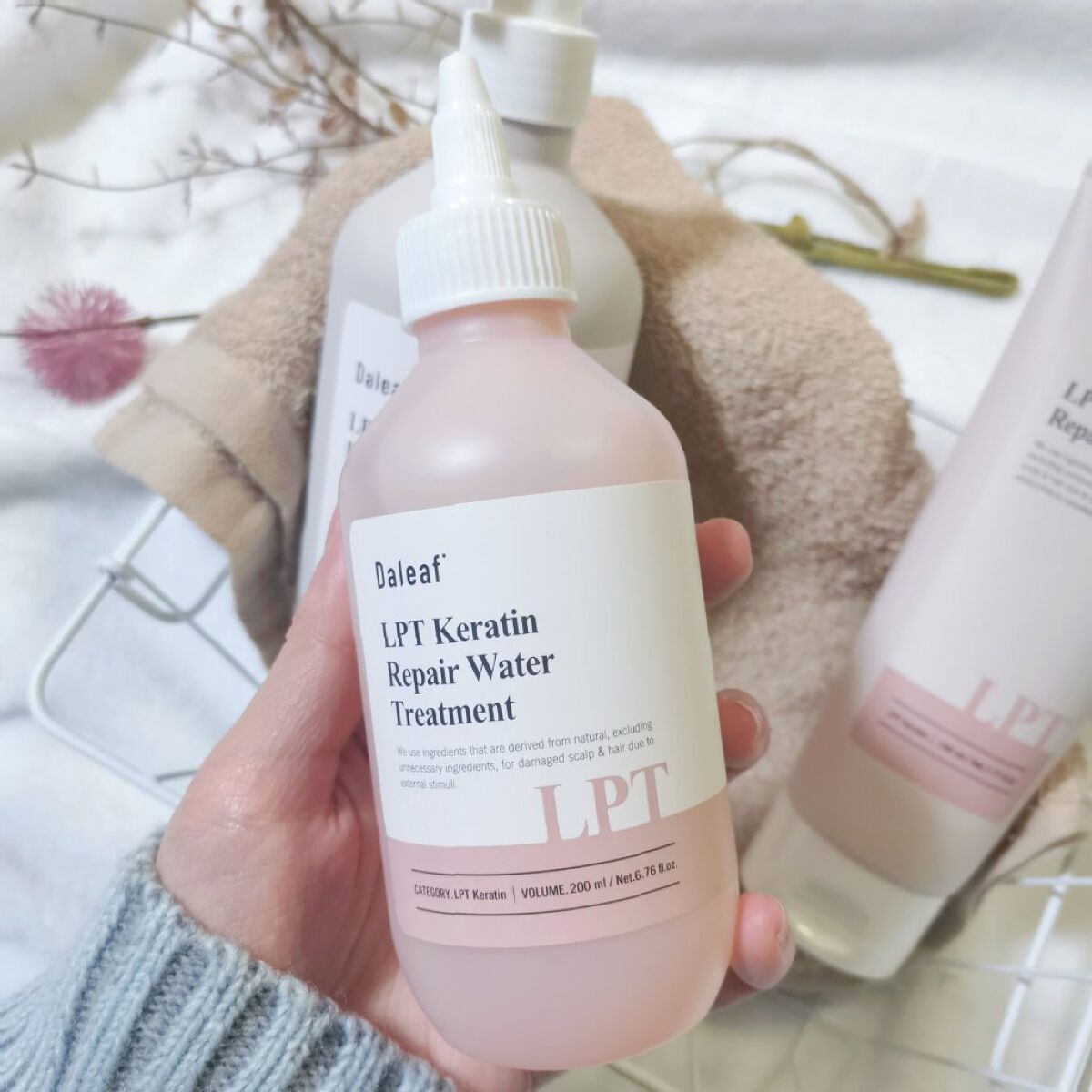 LPTケラチンリペアウォータートリートメント/Daleaf/洗い流すヘアトリートメントを使ったクチコミ（1枚目）