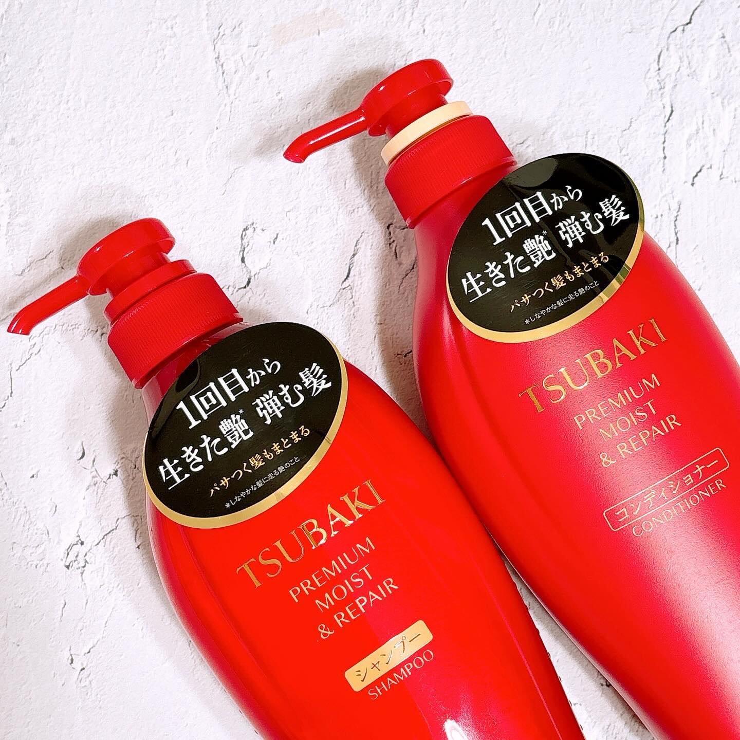 TSUBAKI プレミアム モイスト＆リペア シャンプー/コンディショナー/TSUBAKI/市販シャンプーを使ったクチコミ（2枚目）