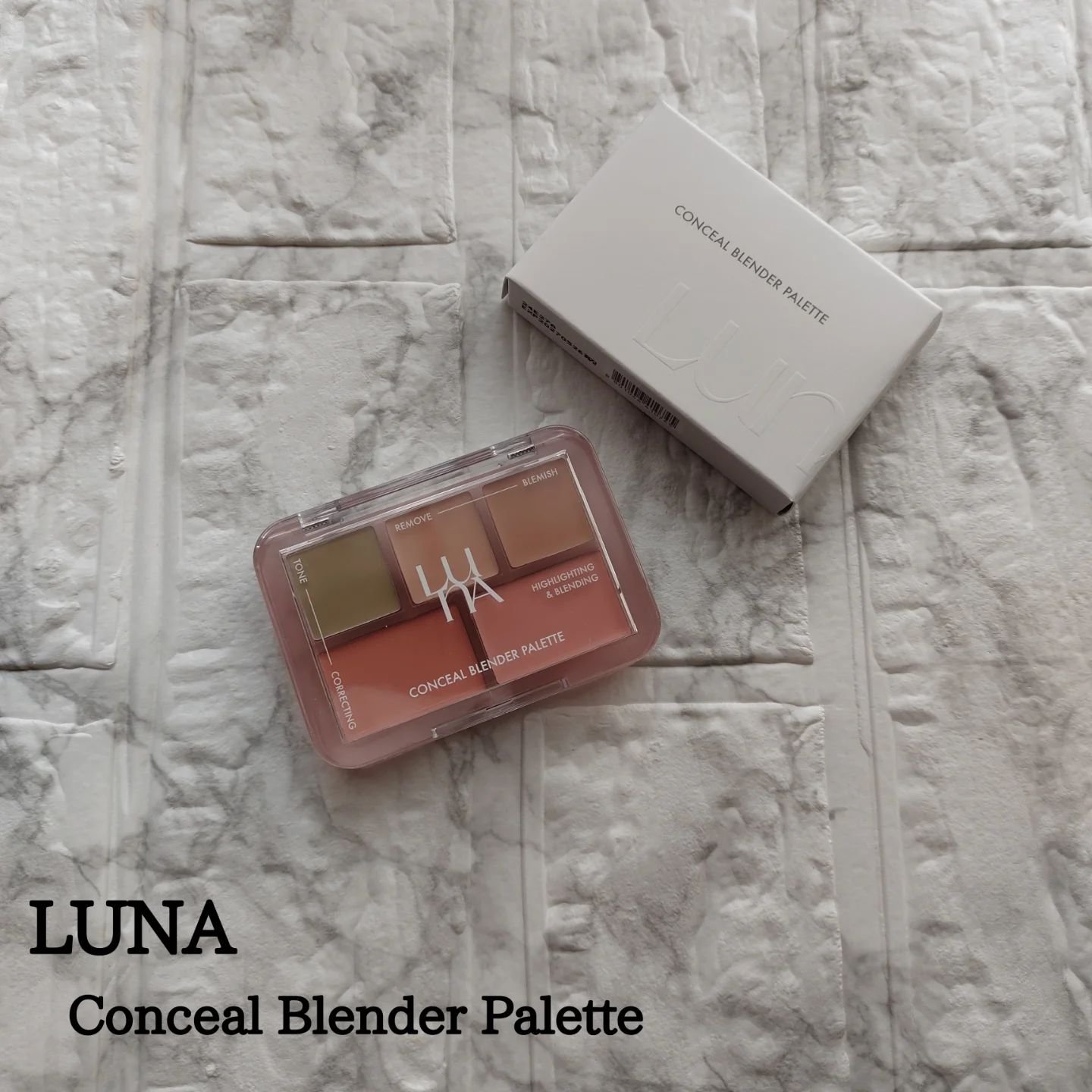 コンシールブレンダーパレット/LUNA/パレットコンシーラーを使ったクチコミ（1枚目）