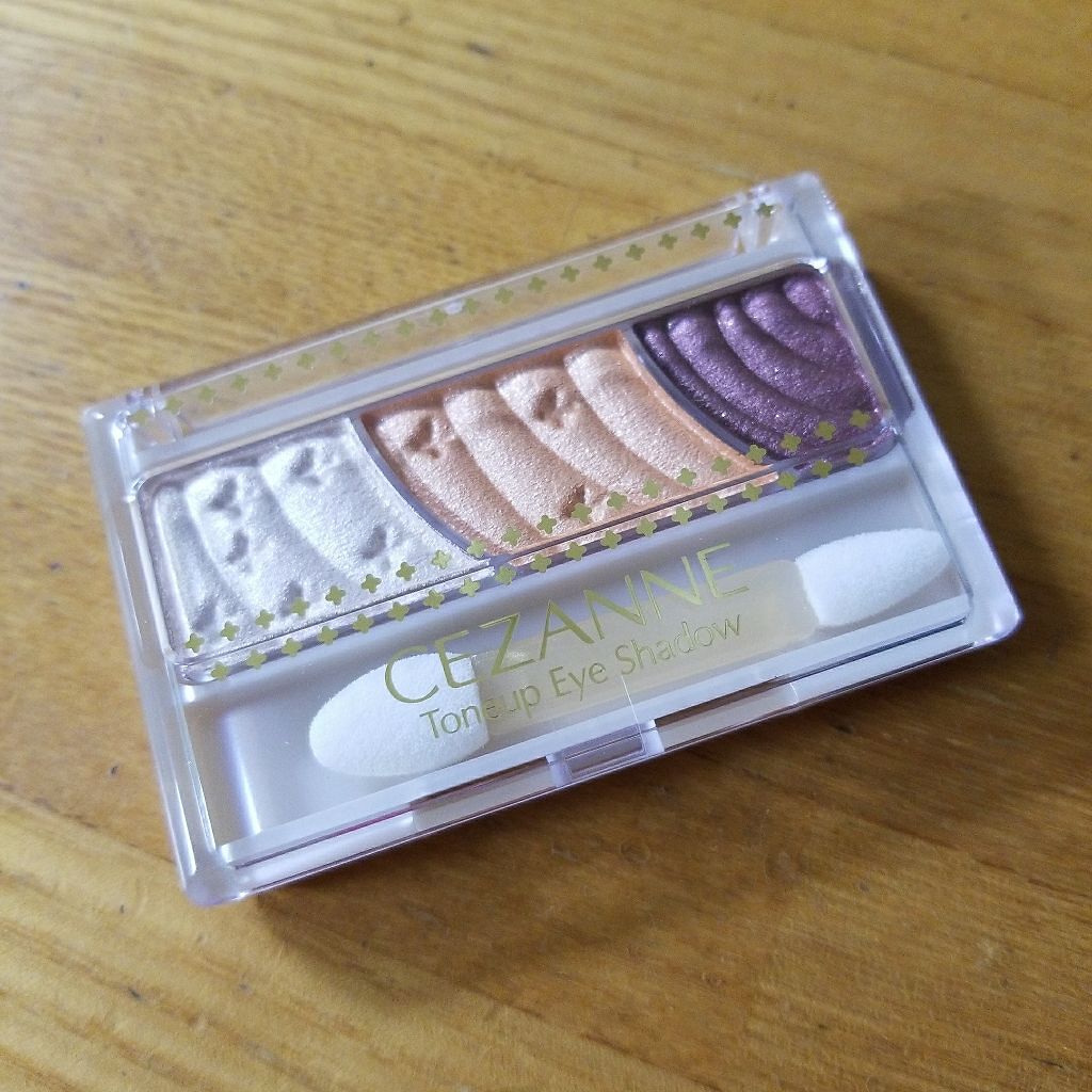 トーンアップアイシャドウ/CEZANNE/アイシャドウパレットを使ったクチコミ(1枚目)