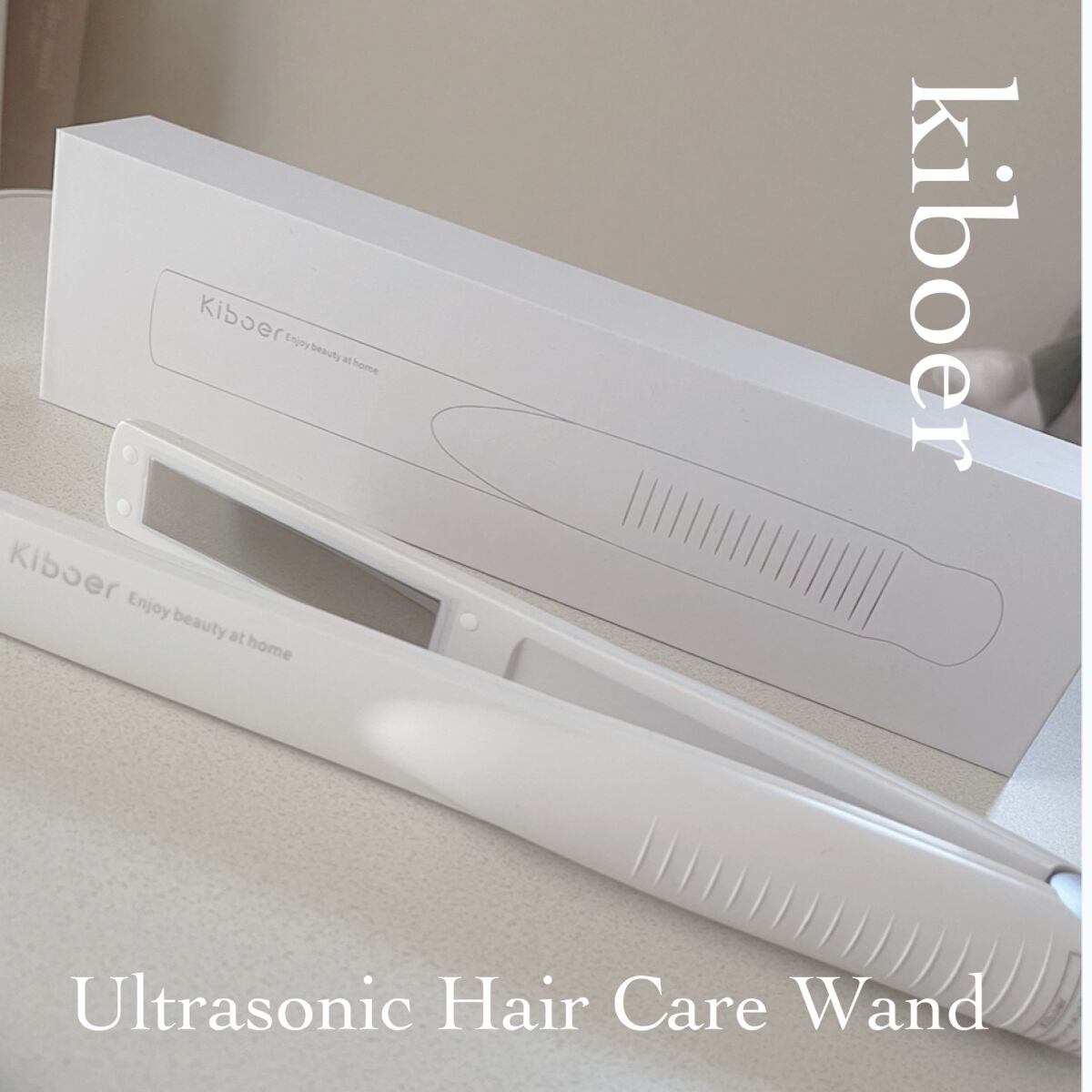 超音波トリートメントヘアアイロン/Kiboer/ストレートアイロンを使ったクチコミ(1枚目)
