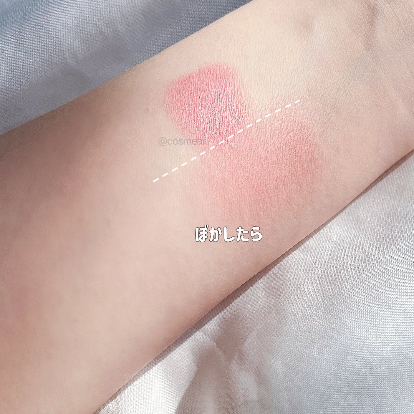 ムードミックスクリームブラッシャー/MAD PEACH/ジェル・クリームチークを使ったクチコミ(6枚目)