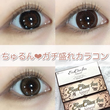 〖ちゅるんと大きく盛れる！〗

\普段使いにもおすすめナチュラルカラコン！/
⁡
❤︎Ever Color 1day Natural
✓DIA 14.5mm
✓BC 8.7mm
✓着色直径