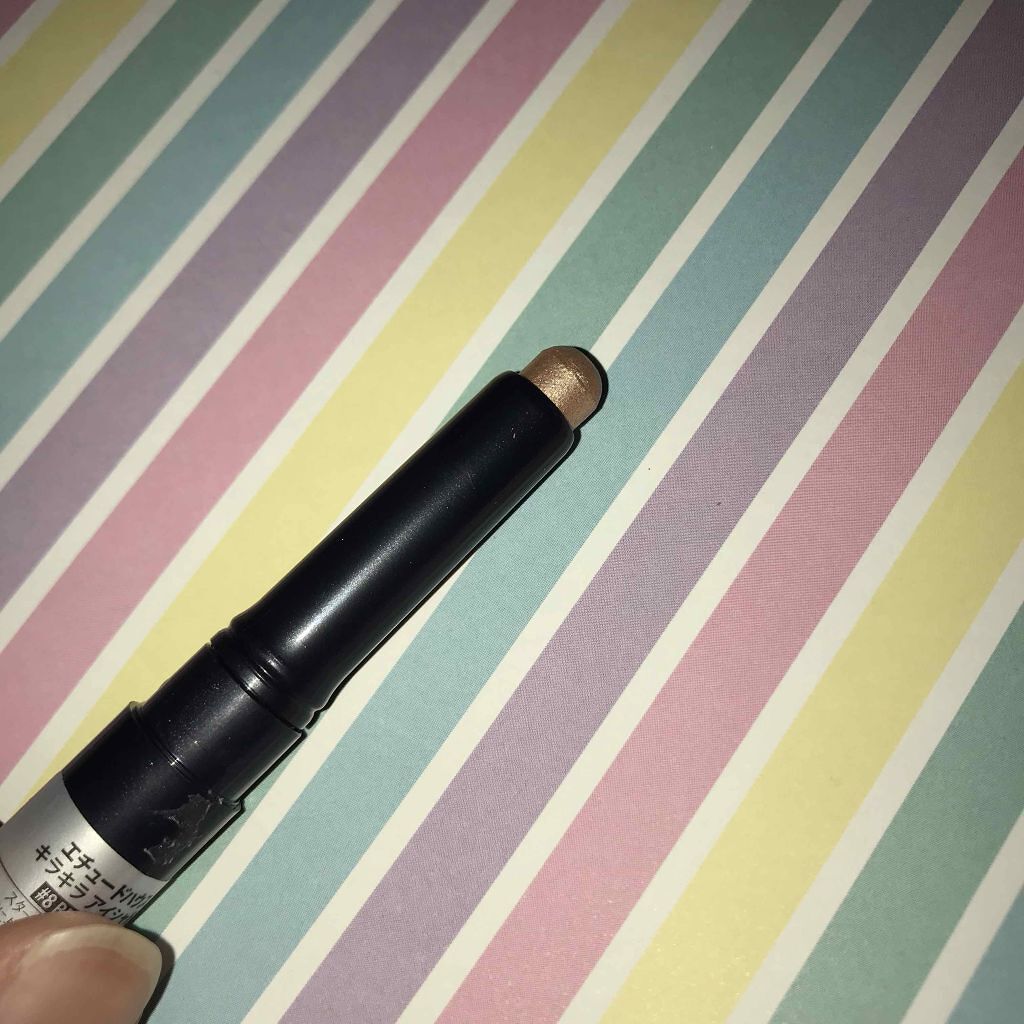 キラキラ アイシャドウ/ETUDE/スティックアイシャドウを使ったクチコミ（2枚目）