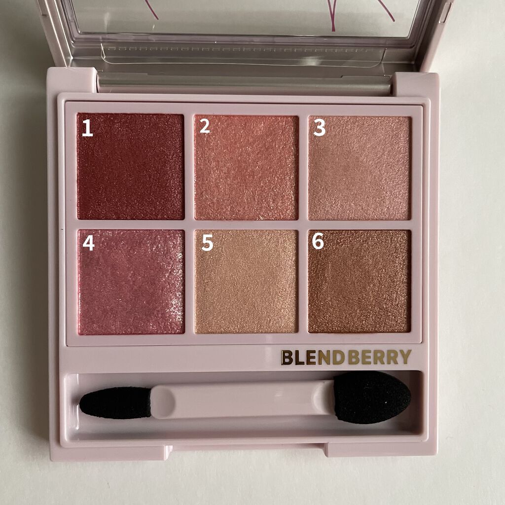 オーラクリエイション/BLEND BERRY/アイシャドウパレットを使ったクチコミ（3枚目）