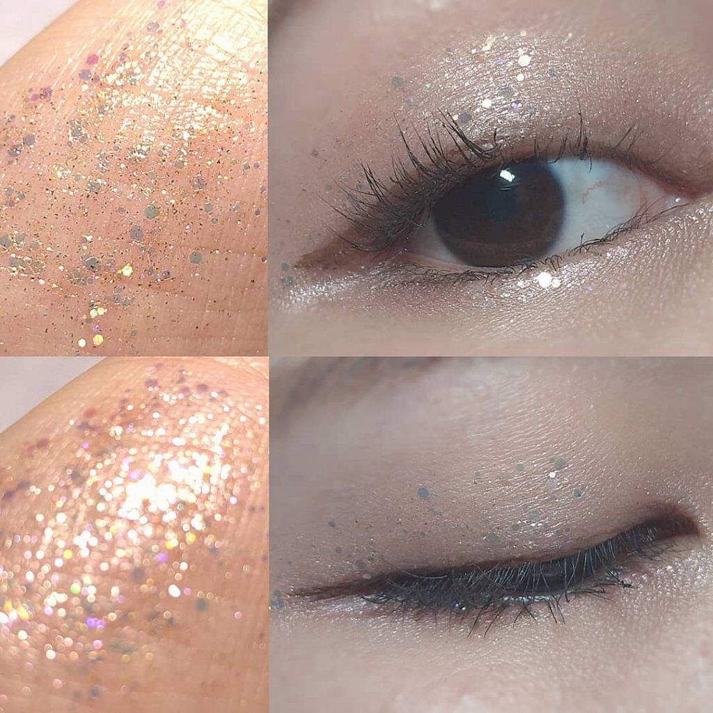 シャイラスティンググリッタージェル/POPSY NOTE/グリッターを使ったクチコミ（2枚目）