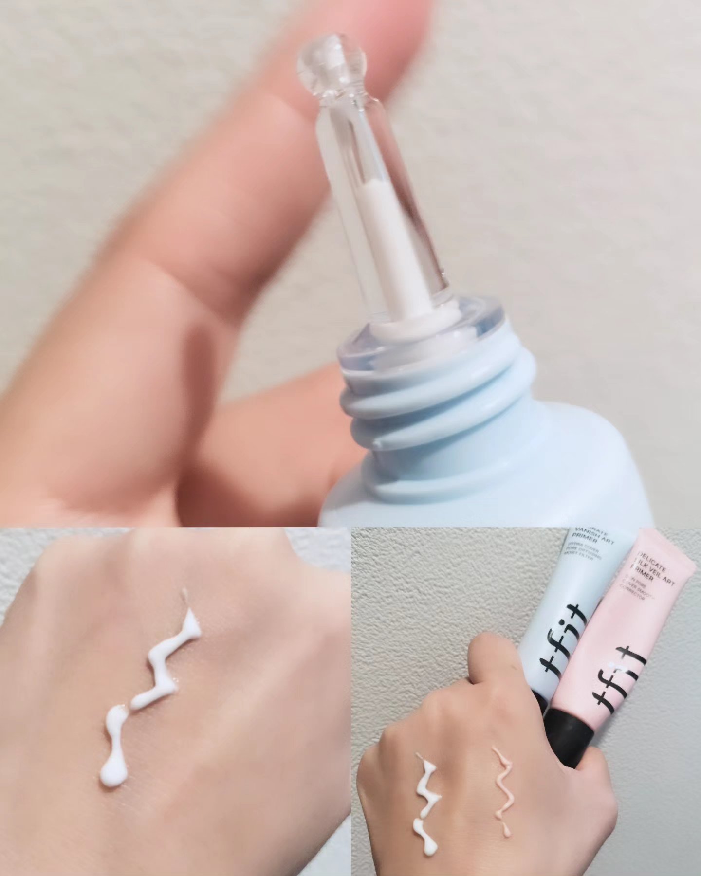 デリケートシルクベールアートプライマー/TFIT/化粧下地を使ったクチコミ（2枚目）