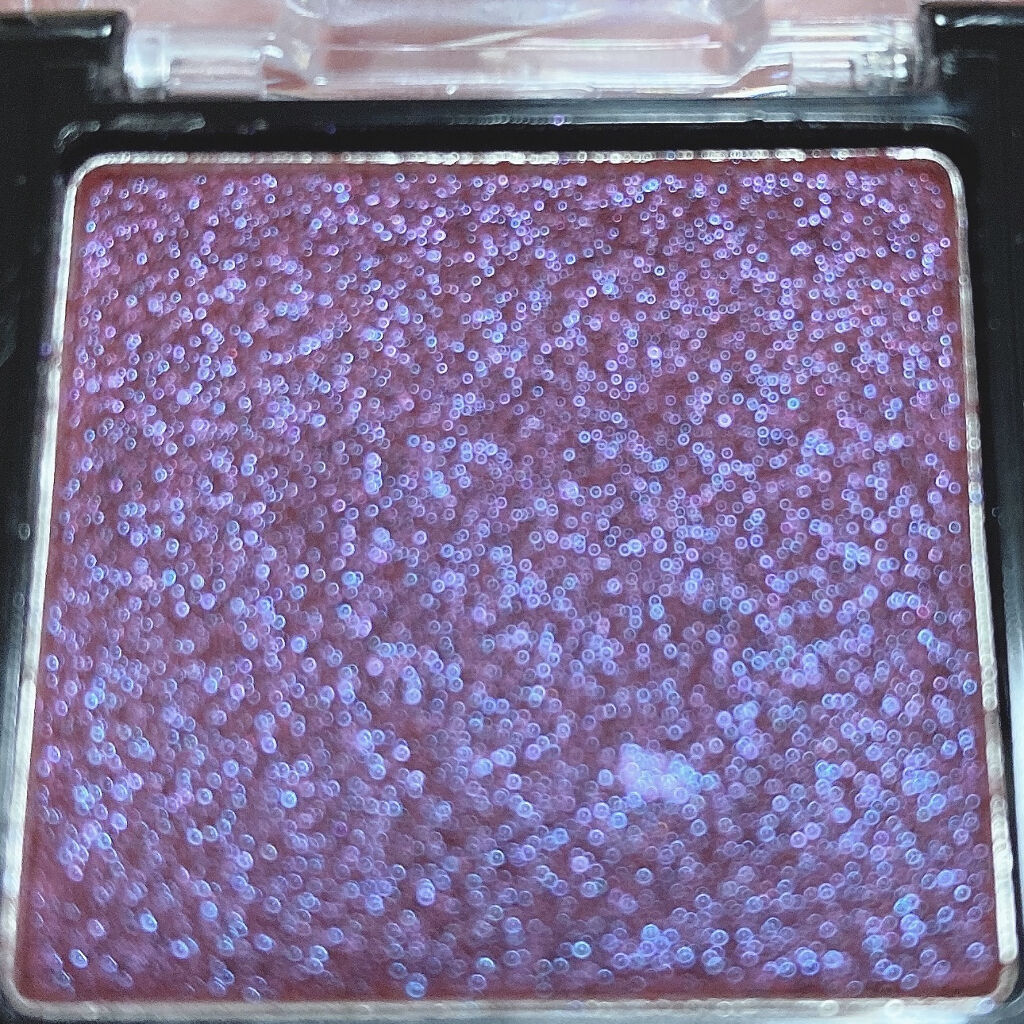 UR GLAM　POWDER EYESHADOW オーロラパープル/U R GLAM/単色アイシャドウを使ったクチコミ（2枚目）