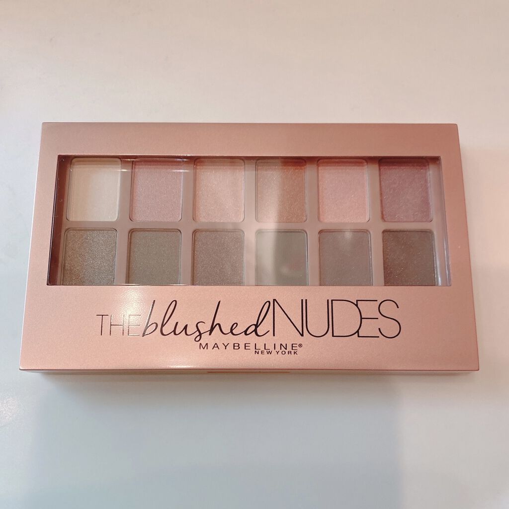 ヌードパレット ブラッシュド 01/MAYBELLINE NEW YORK/アイシャドウパレットを使ったクチコミ（1枚目）