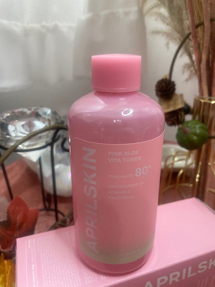 ピンクアロエビタトナー/APRILSKIN/化粧水を使ったクチコミ(4枚目)