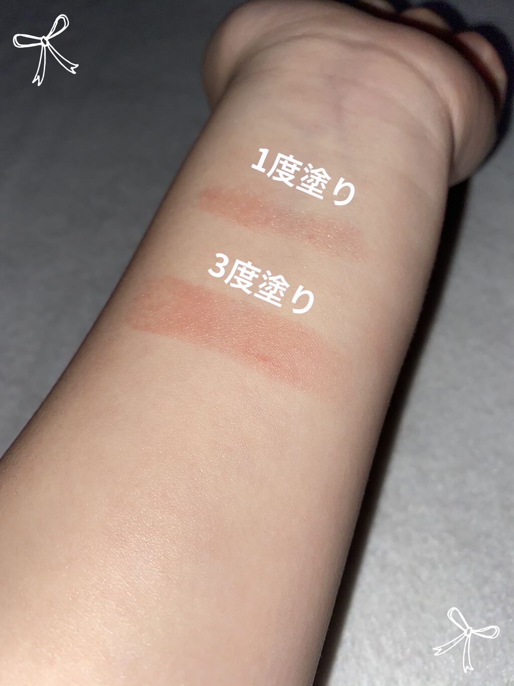 ラスティンググロスリップ/CEZANNE/口紅を使ったクチコミ（2枚目）