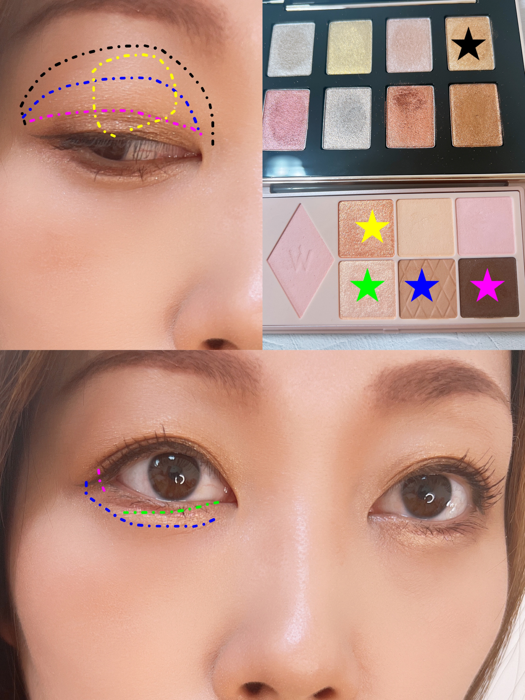 スターリットジュエルリキッドグリッター 04 ローズクォーツ/dasique/グリッターを使ったクチコミ（3枚目）