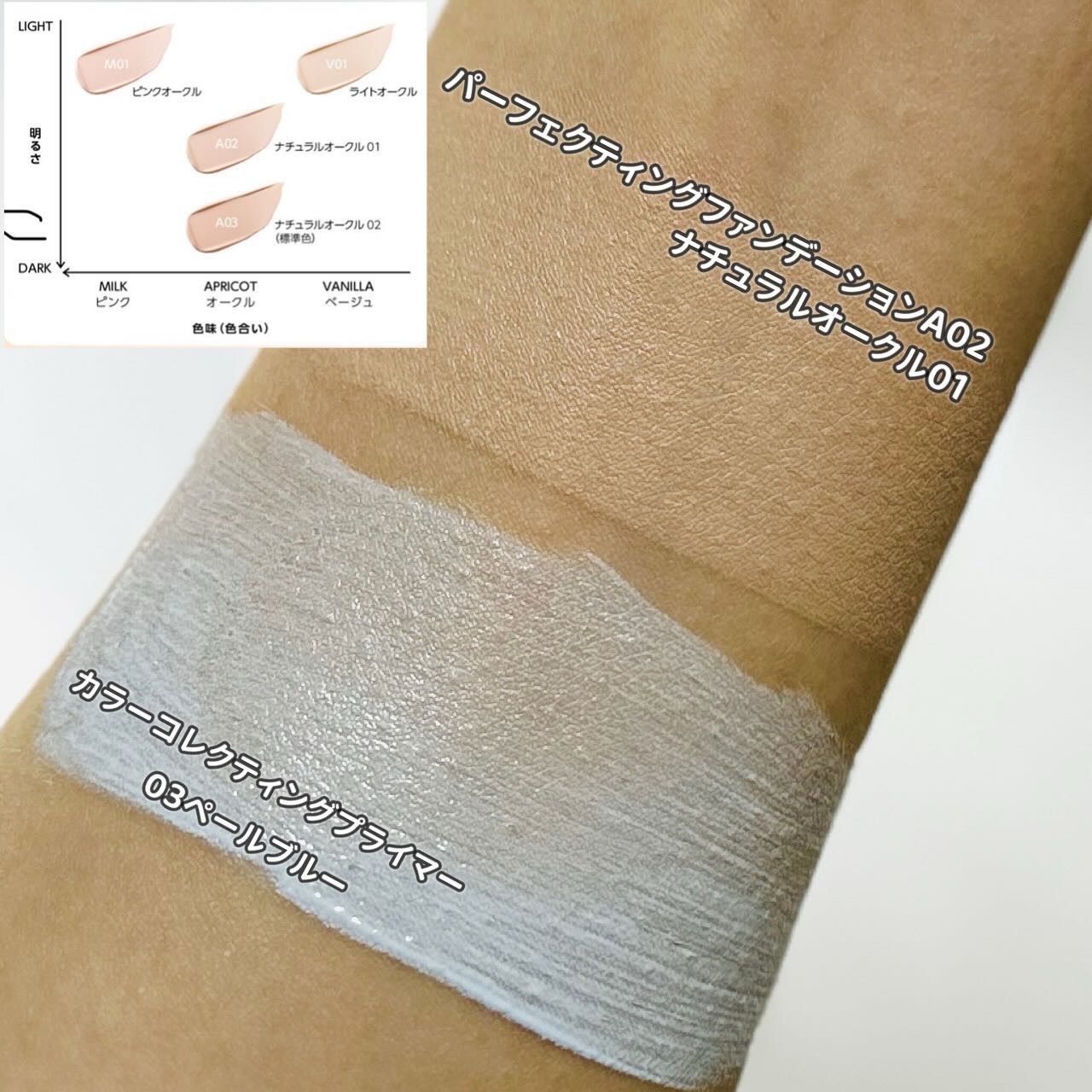 PERFECTING LAST FOUNDATION（パーフェクティングラストファンデーション） A02/VDL/リキッドファンデーションを使ったクチコミ（3枚目）