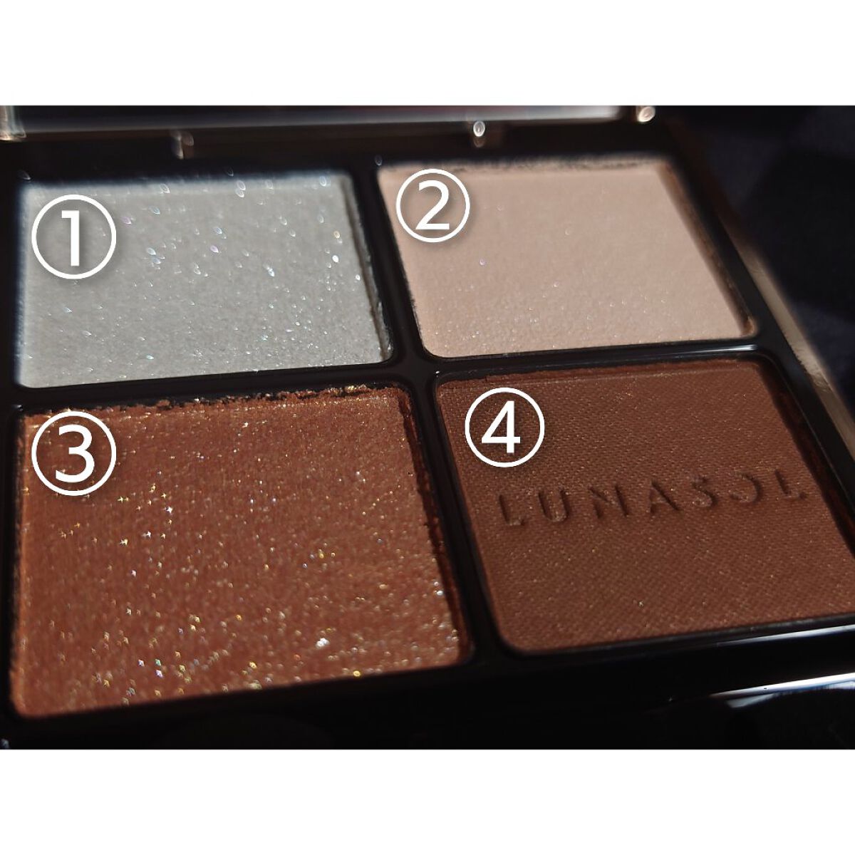 アイカラーレーション/LUNASOL/アイシャドウパレットを使ったクチコミ（2枚目）