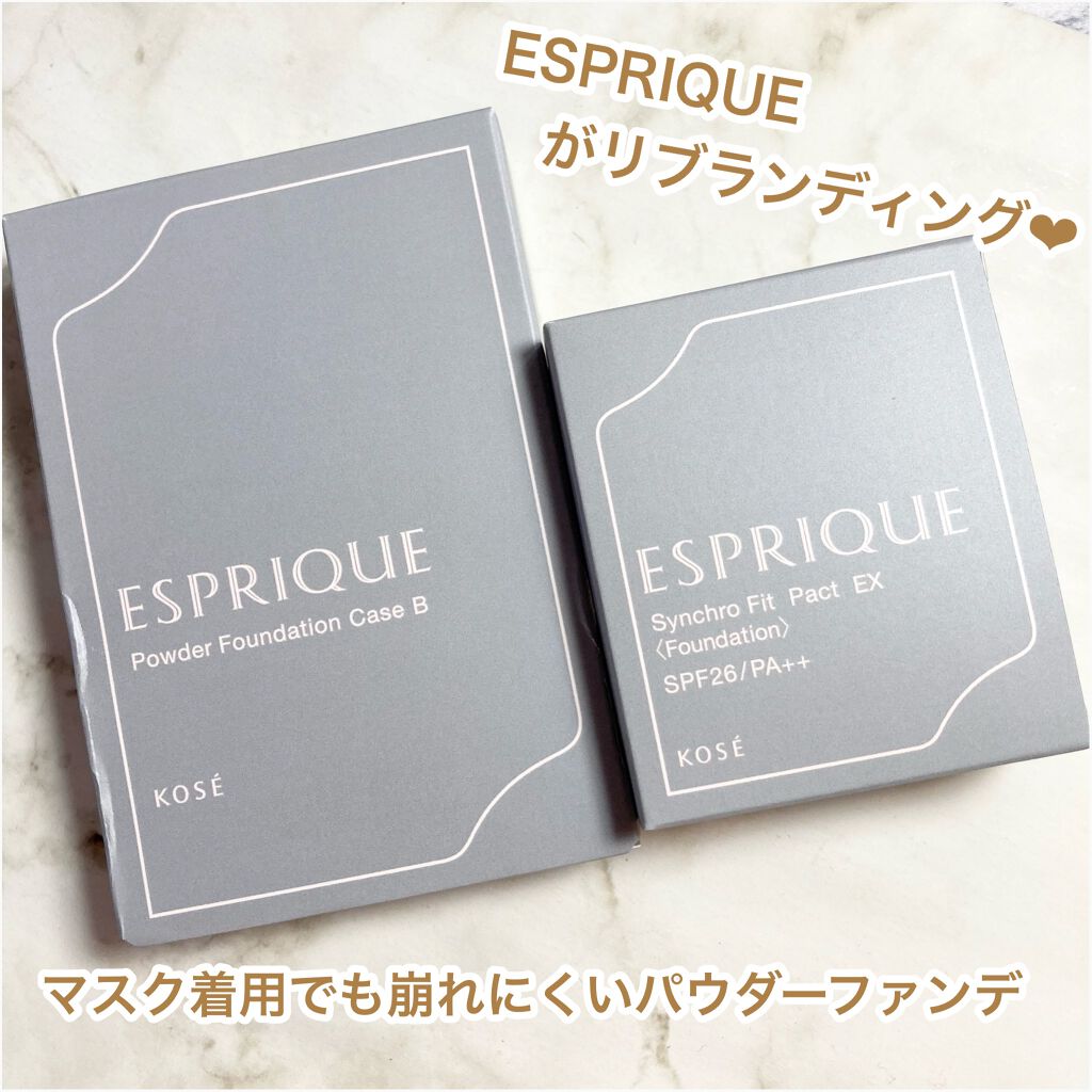 シンクロフィット パクト EX/ESPRIQUE/パウダーファンデーションを使ったクチコミ(2枚目)