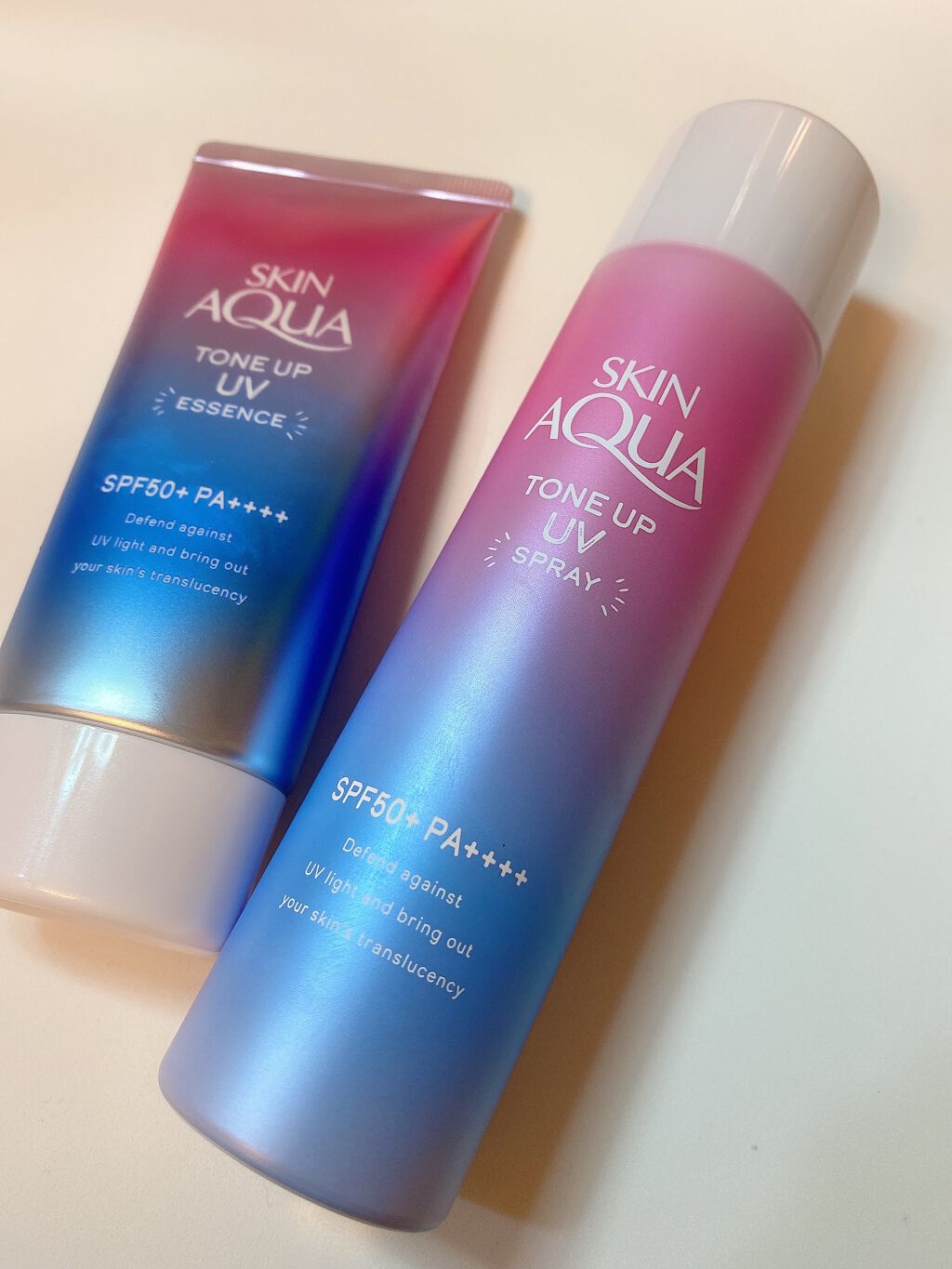 スキンアクア トーンアップUVスプレー/スキンアクア/日焼け止めミスト・スプレーを使ったクチコミ(1枚目)