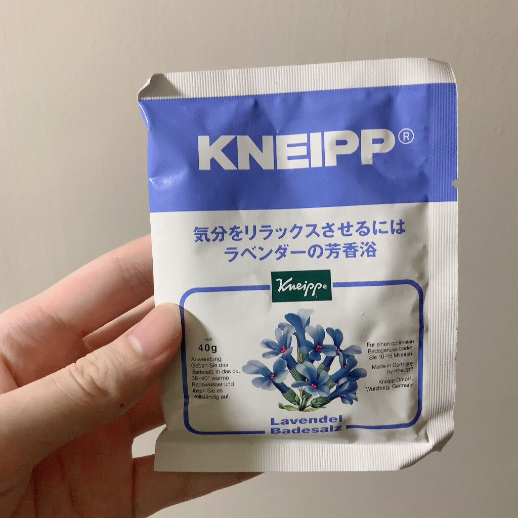 クナイプ バスソルト ラベンダーの香り/クナイプ/無機塩系入浴剤を使ったクチコミ(1枚目)