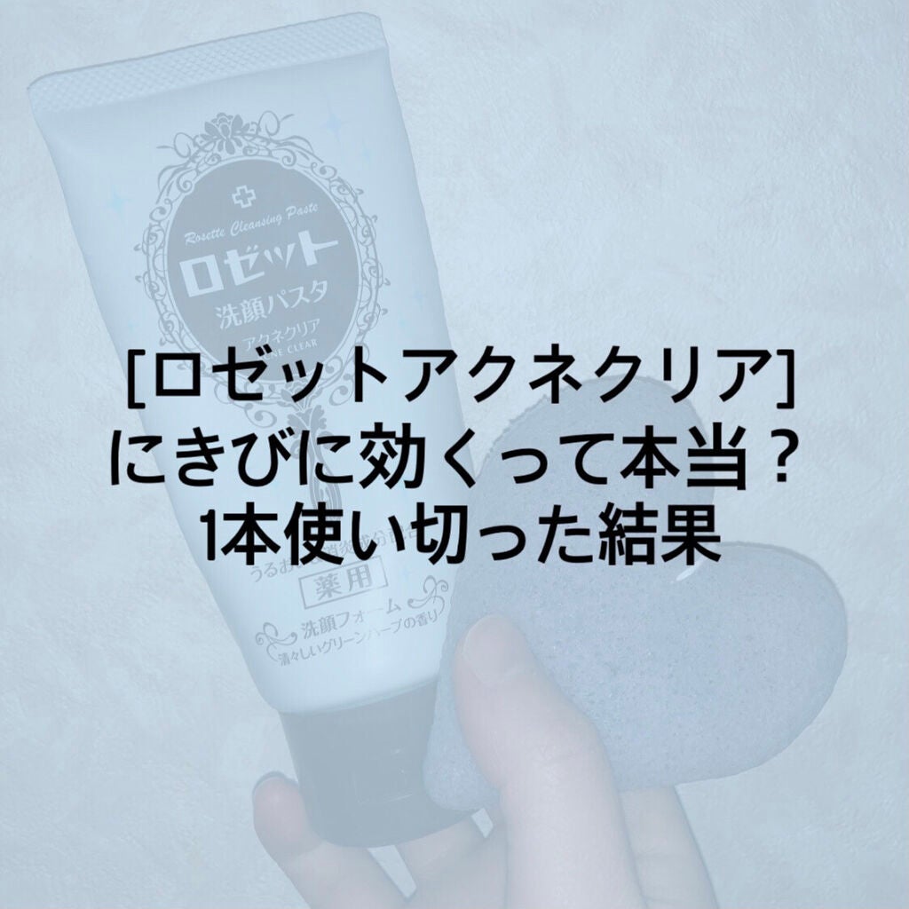 ロゼット 洗顔パスタ 荒性肌/ロゼット/洗顔フォームを使ったクチコミ(1枚目)