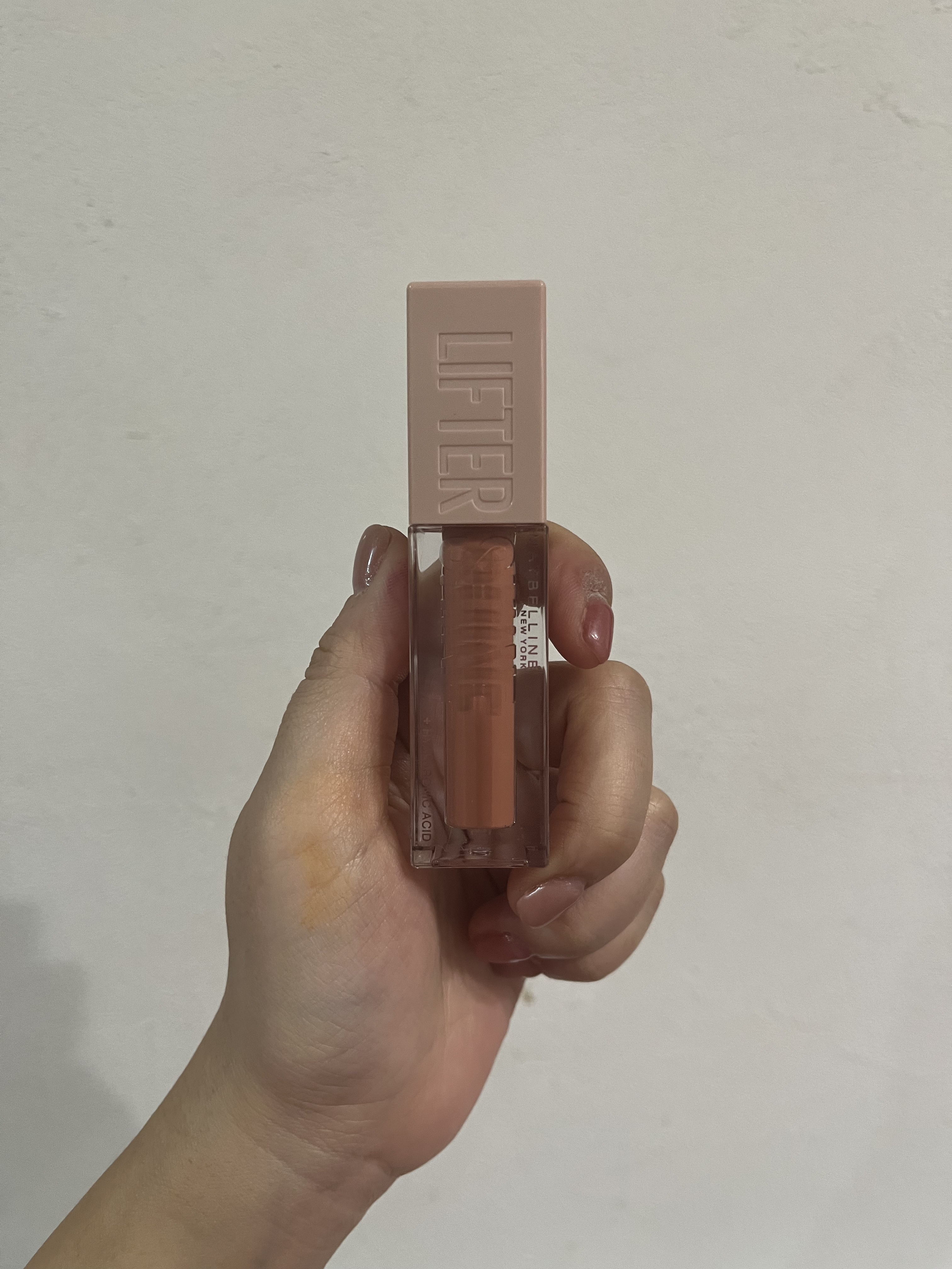 リフターシャイン 007 アーリーサンセット/MAYBELLINE NEW YORK/リップグロスを使ったクチコミ（2枚目）