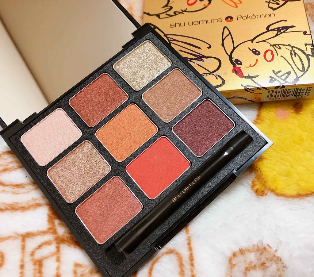 ピカシュウ アイ パレット - ブリック ブラスト/shu uemura/アイシャドウパレットを使ったクチコミ（2枚目）