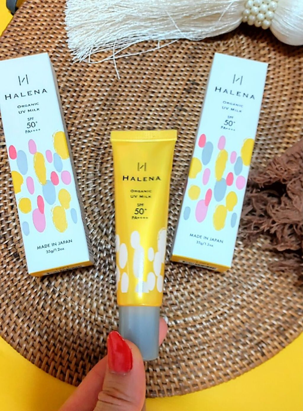 オーガニックUVミルク/HALENA/日焼け止め・UVケアを使ったクチコミ(1枚目)