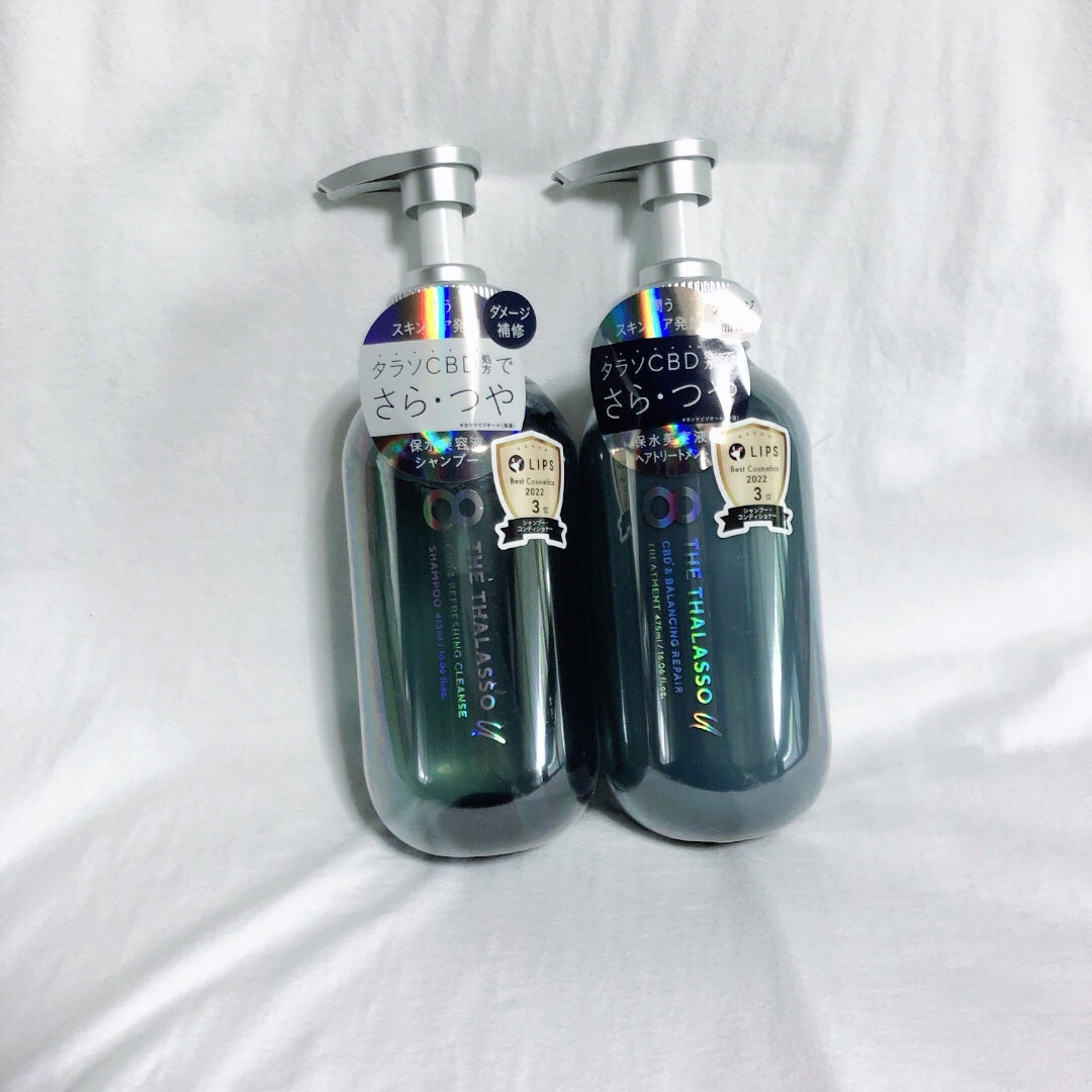 エイトザタラソ ユー CBD&リフレッシング クレンズ 美容液シャンプー/CBD&バランシング ダメージリペア 美容液ヘアトリートメント/エイトザタラソ/市販シャンプーを使ったクチコミ(2枚目)