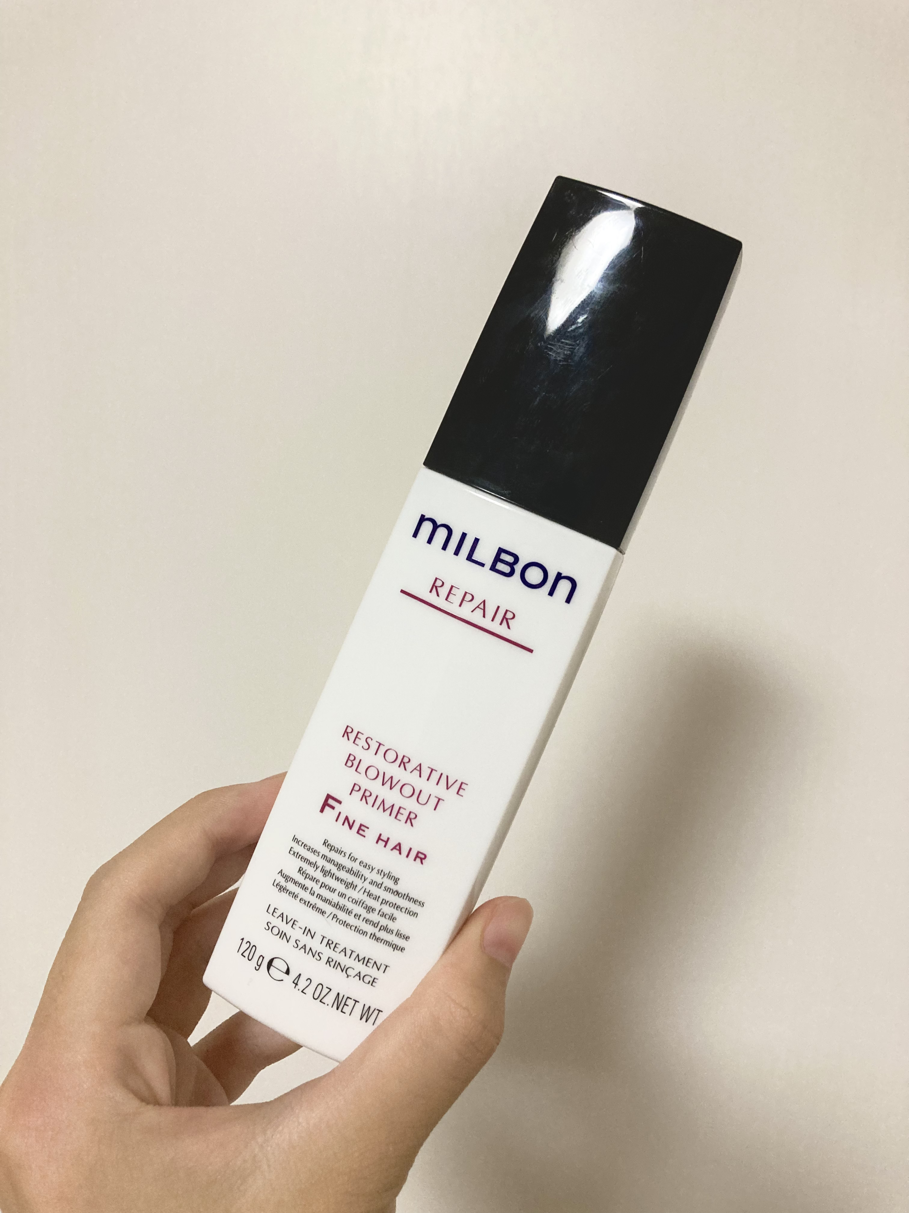 リストラティブ ブローアウトプライマー ファインヘア/ミルボン/ヘアミルクを使ったクチコミ（2枚目）