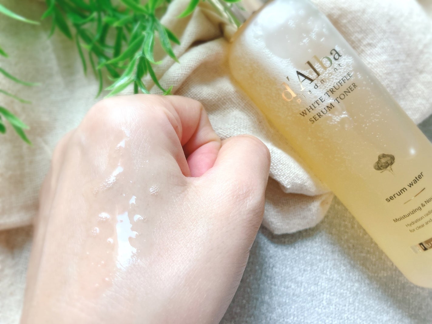 ぴぴちゃん22@フォロバ100% on LIPS 「d'Albaホワイトトリュフモイスチャライジングセラムトナー🧡..」(2枚目)