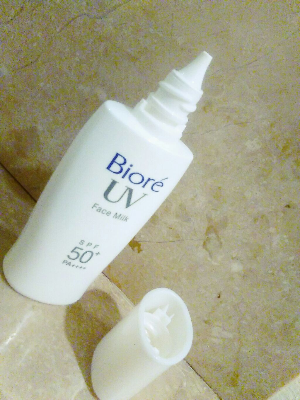 さらさらUV パーフェクトフェイスミルク/ビオレ/日焼け止め・UVケアを使ったクチコミ（2枚目）